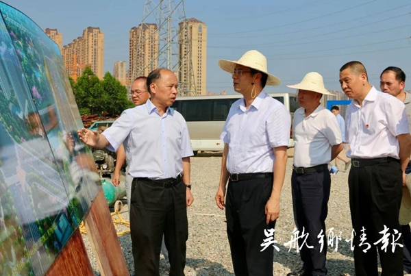 区领导调研首占营前新区建设情况